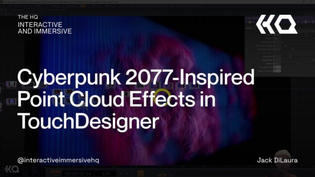 Cyberpunk 2077-Inspired Point Cloud Effects in TouchDesigner