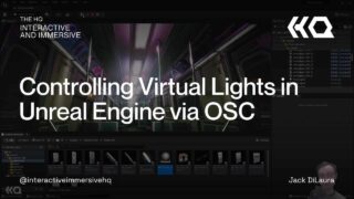 Controlling Virtual Lights in Unreal Engine via OSC from TouchDesigner