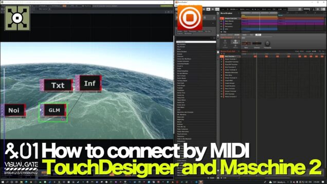 How to connect by MID with Touchdesigner and Mashine2