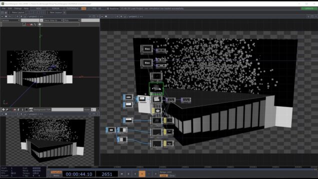 Simulating Projection Mapping at Live stage, Museum walls in TouchDesigner