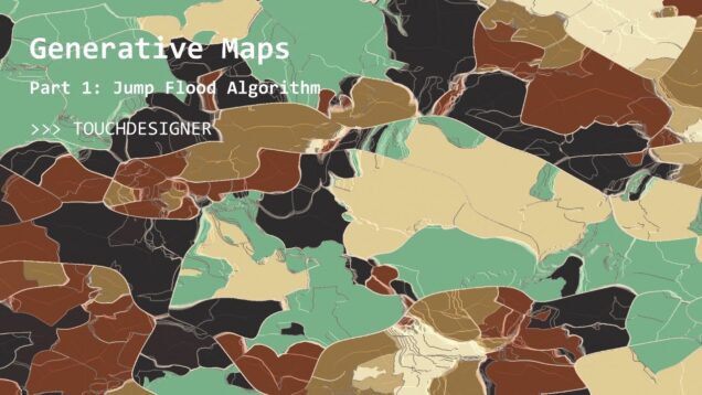 Generative Maps in TouchDesigner: Jump Flood Algorithm