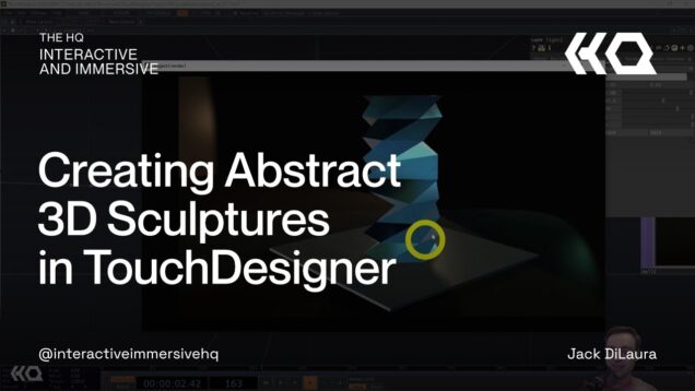 Creating Abstract 3D Sculptures in TouchDesigner