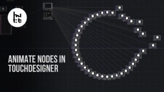 Animate nodes in TouchDesigner network editor