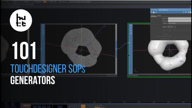 Demystifying TouchDesigner SOPs 06.  Basic Modeling Tools: Extrude, Revolve, Skin, Sweep SOPs