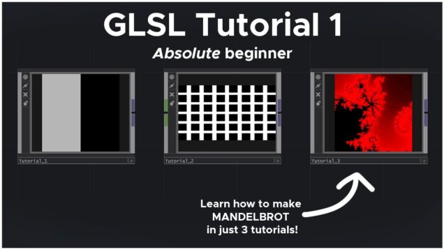 Use CODE to create VISUALS, for absolute beginners – GLSL Tutorial 1