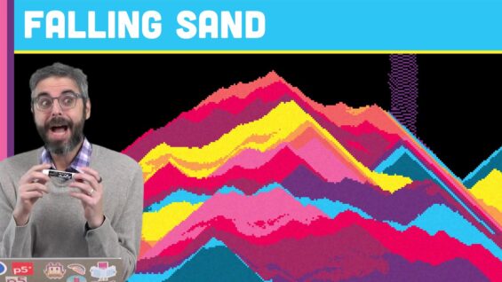 falling sand in Touchdesigner