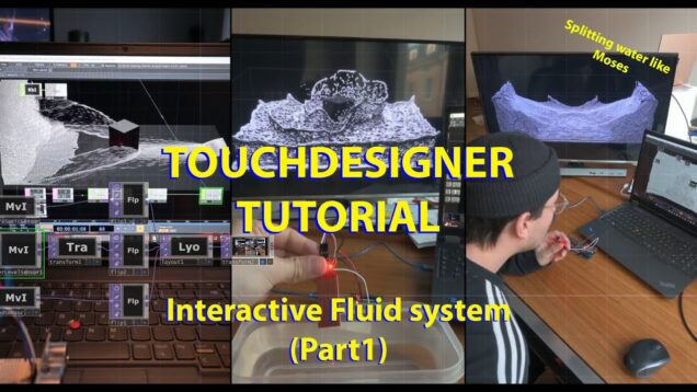 Interactive Fluid System (Part1) – Splitting Water like Moses – TOUCHDESIGNER TUTORIAL