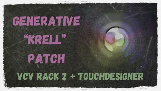 Generative "Krell" Patch ❄️ #generativeart #touchdesigner #vcvrack #shorts