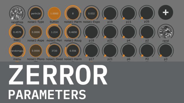 ZERROR – TouchDesigner plug-in.  Parameters.