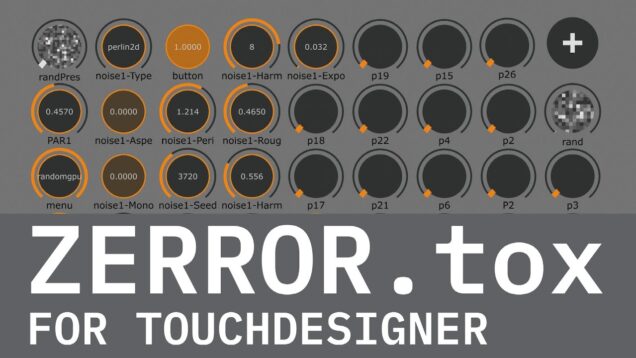 ZERROR.tox for TouchDesigner.