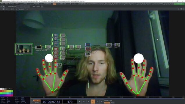 Hand tracking using mediapipe – touchdesigner tutorial
