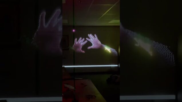 Laser + Projections #touchdesigner #laser #projectionmapping
