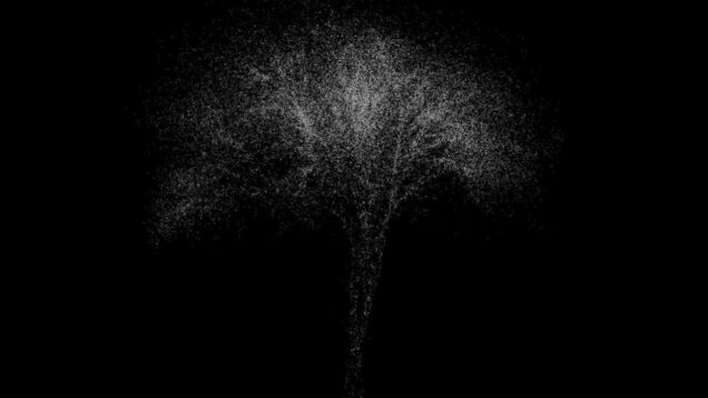 Particle Cloud Tree on TouchDesigner