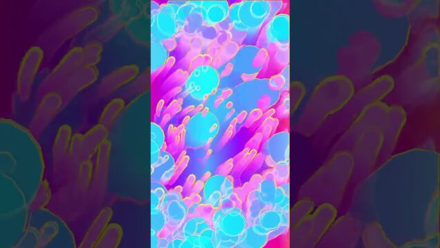 Smoky Soap Bubbles – Everyday Challenge #generativeart #touchdesigner  #animation