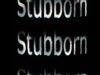 Stubborn #shorts #short #french #touchdesigner #typography #effects