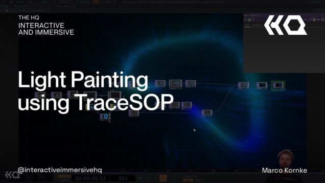 TouchDesigner Light Painting using TraceSOP