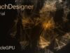 Abstract visual with particleGPU in TouchDesigner