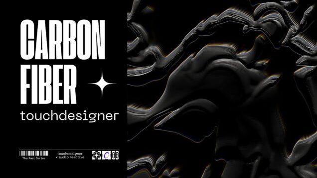 Carbon Fiber in Touchdesigner – Convolve Feedback and displace TOP [Super Fast Tutorial Series]