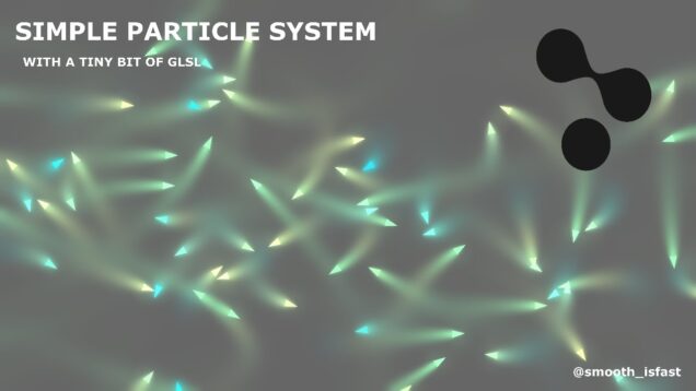 Simple Particle System in TouchDesigner (tiny bit of GLSL)