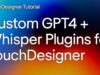 Text-to-Speech ElevenLabs Plugin for TouchDesigner + Whisper, ChatGPT, and MediaPipe Integration