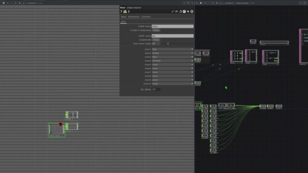 Touchdesigner dmx channel generator