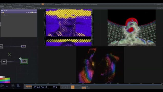 Touchdesigner – Halftone effect to any video