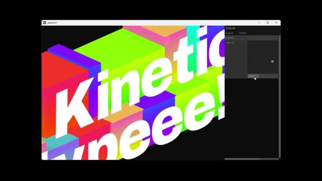 TouchDesigner | Kinetic 3D Typography v2