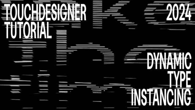 Touchdesigner Tutorial: Dynamic Sliced Type