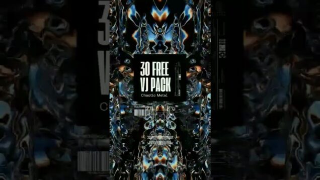 Vj Loops free pack on Patreon #touchdesigner #posterdesign