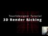 3D render picking – kinect touchdesigner tutorial