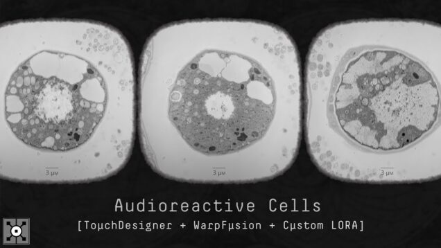 Audioreactive Cells – [TouchDesigner + WarpFusion + Custom LORA | Project Files]