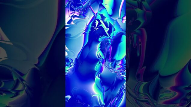 Blue liquids in @TouchDesignerOfficial ,#touchdesigner #music