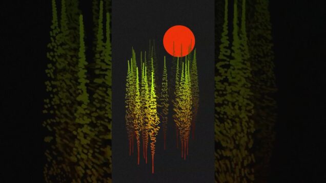 night forest  #touchdesigner #art #musicvisualization