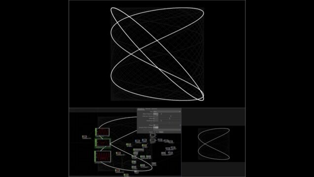 Oscilloscope #audiovisual #electronicmusic #generativemusic #interactiveart #mediaart #touchdesigner