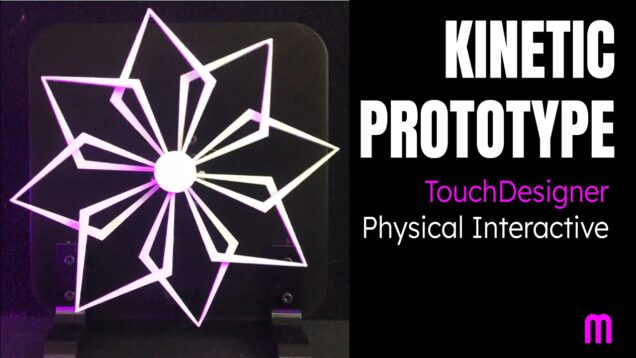 PEACOCK – Kinetic Prototype – Physical TouchDesigner Interactive Prototype