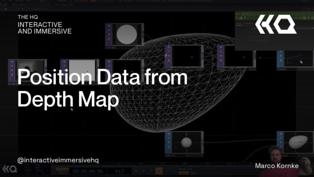 Position Data from Depth Map – TouchDesigner Tutorial