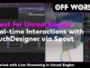 Real Time Interactions in Unreal Engine from TouchDesigner with Spout