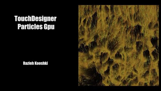 Touchdesigner/ Particles Gpu – Optical flow