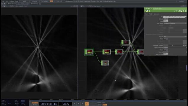 TouchDesigner Spectrum Visualizer with multiple tracks