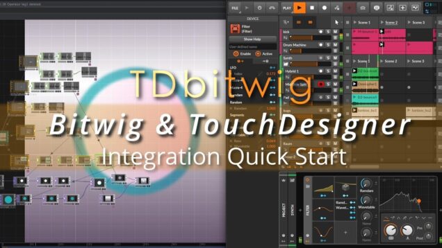 Audio Reactive with TDbitwig  – Bitwig & TouchDesigner Integration