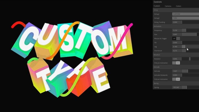 Kinetic Typography Tool in Touchdesigner – BLOCO-TYPE