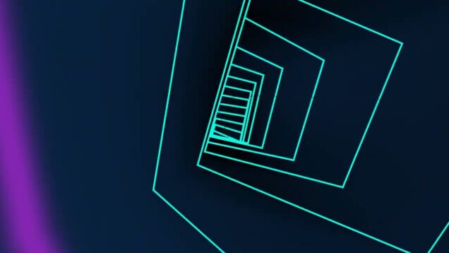 Neon Tunnel created with TouchDesigner