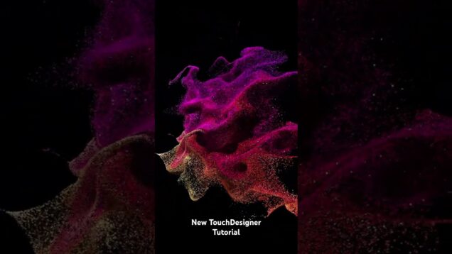 New TouchDesigner tutorial showing how to make this particle simulation using GLSL. #touchdesigner