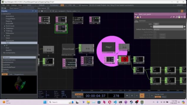 Show Off TouchDesigner Singalong