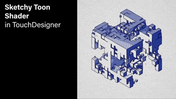 Sketchy Toon Shader in TouchDesigner