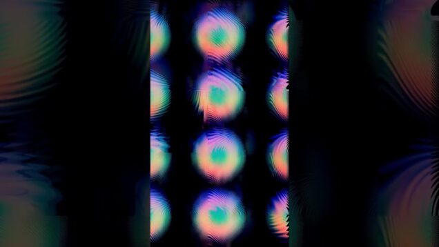 Touchdesigner GLSL shader experiments using displacement and noises