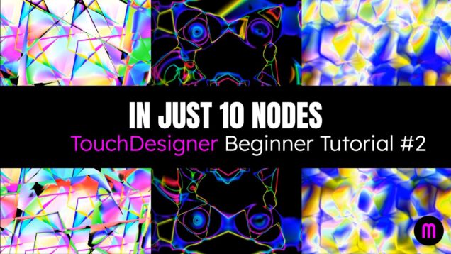 TouchDesigner | Multiple and Diverse Geometric Patterns with Just 10 Nodes | Beginner Tutorial