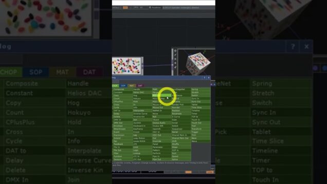 TouchDesigner Operators: CHOPs