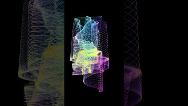 Curvy Lines Dance – Everyday Challenge #generativeart #touchdesigner  #noise