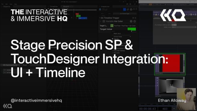 Stage Precision SP & TouchDesigner Integration: UI + Timeline